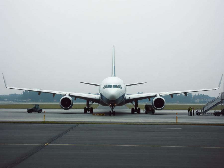 Aircraft parked at a quiet airfield between contracts